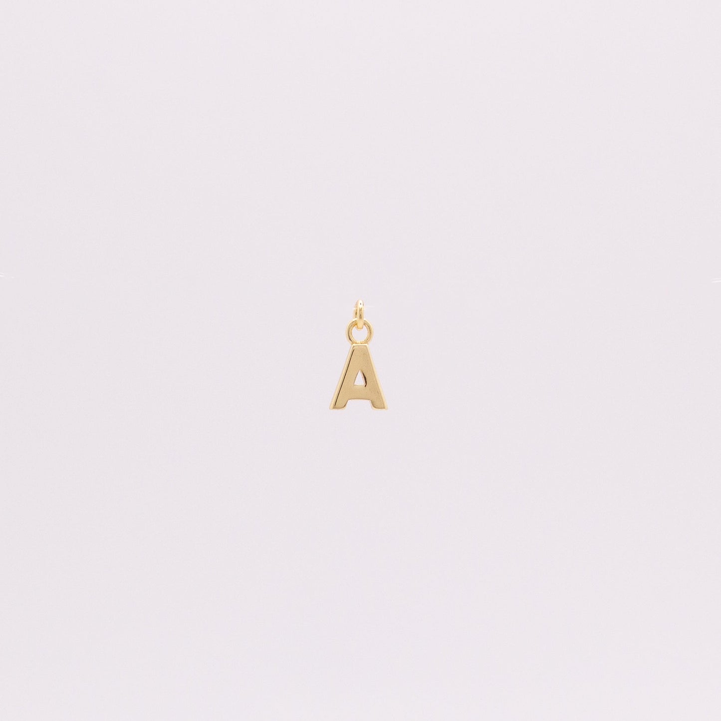 14k Gold Vermeil Small Letter Charm Pendant - TPAIGE Jewelry