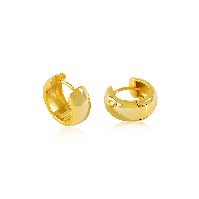 Chunky Small Gold Hoop Earrings - TPAIGE Jewelry