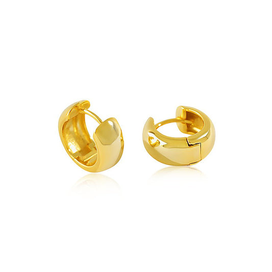 Chunky Small Gold Hoop Earrings - TPAIGE Jewelry