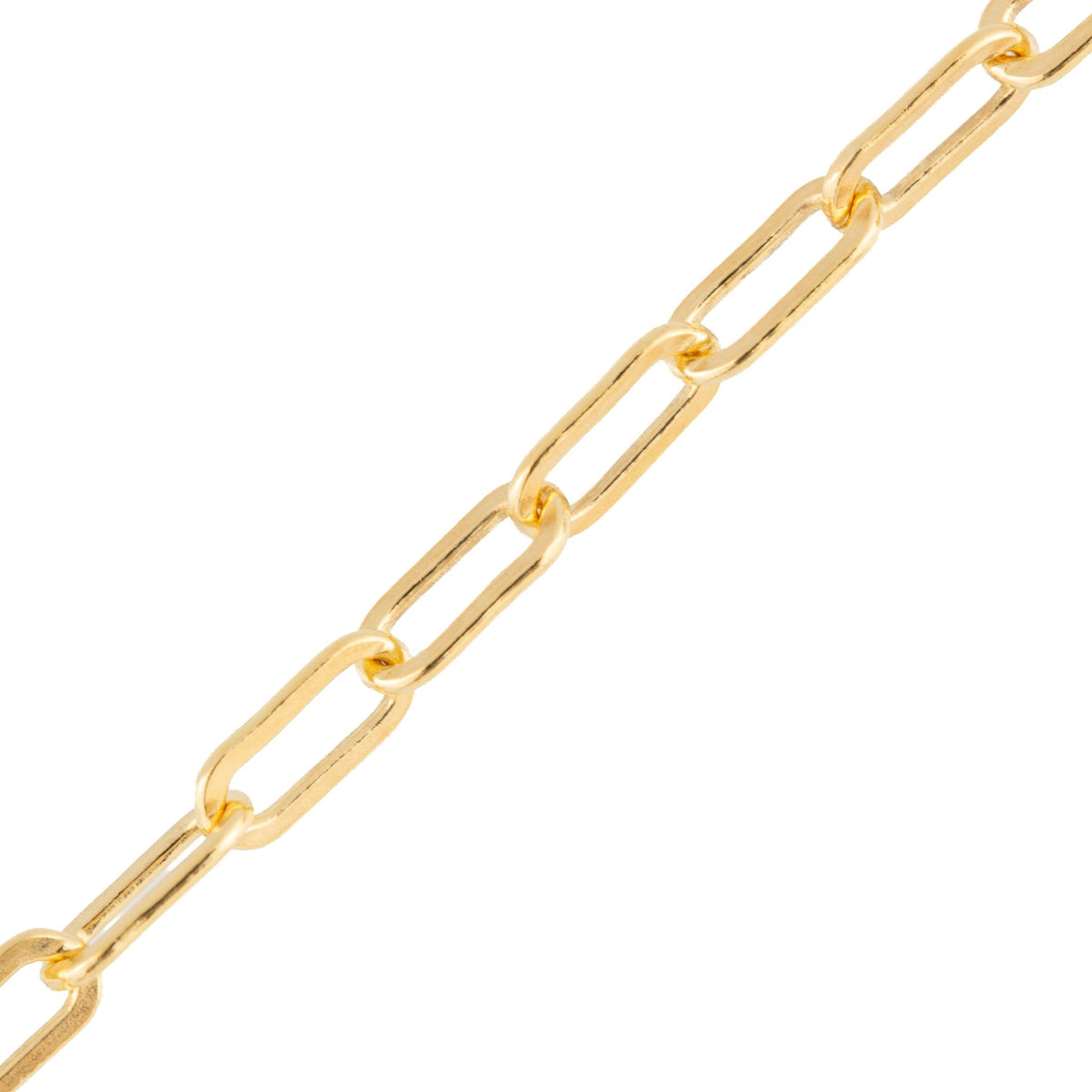 "Flora" 2.5mm Gold Filled Flat Drawn Oval Cable Chain - TPAIGE Jewelry