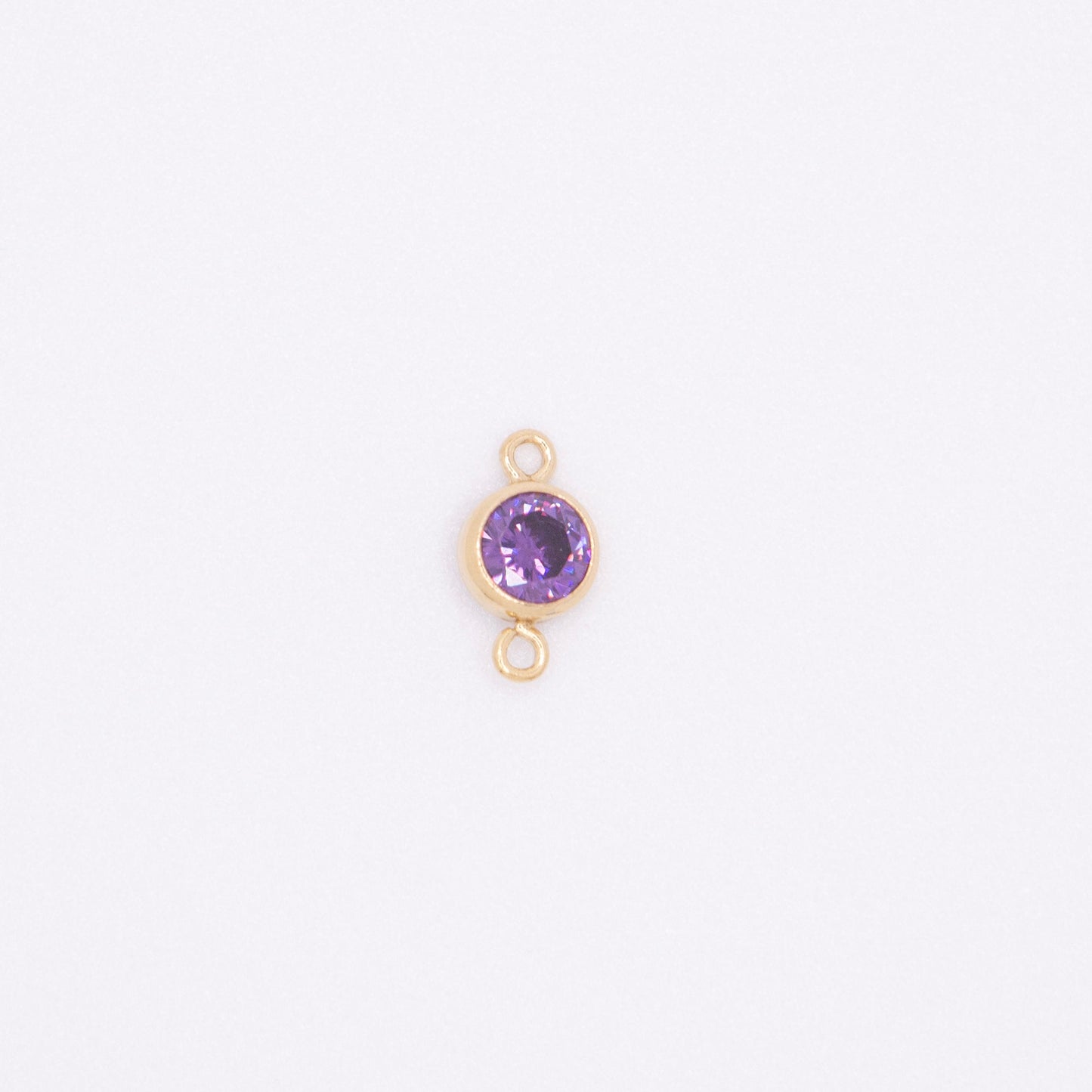 Gold Filled Birthstone Connector - TPAIGE Jewelry