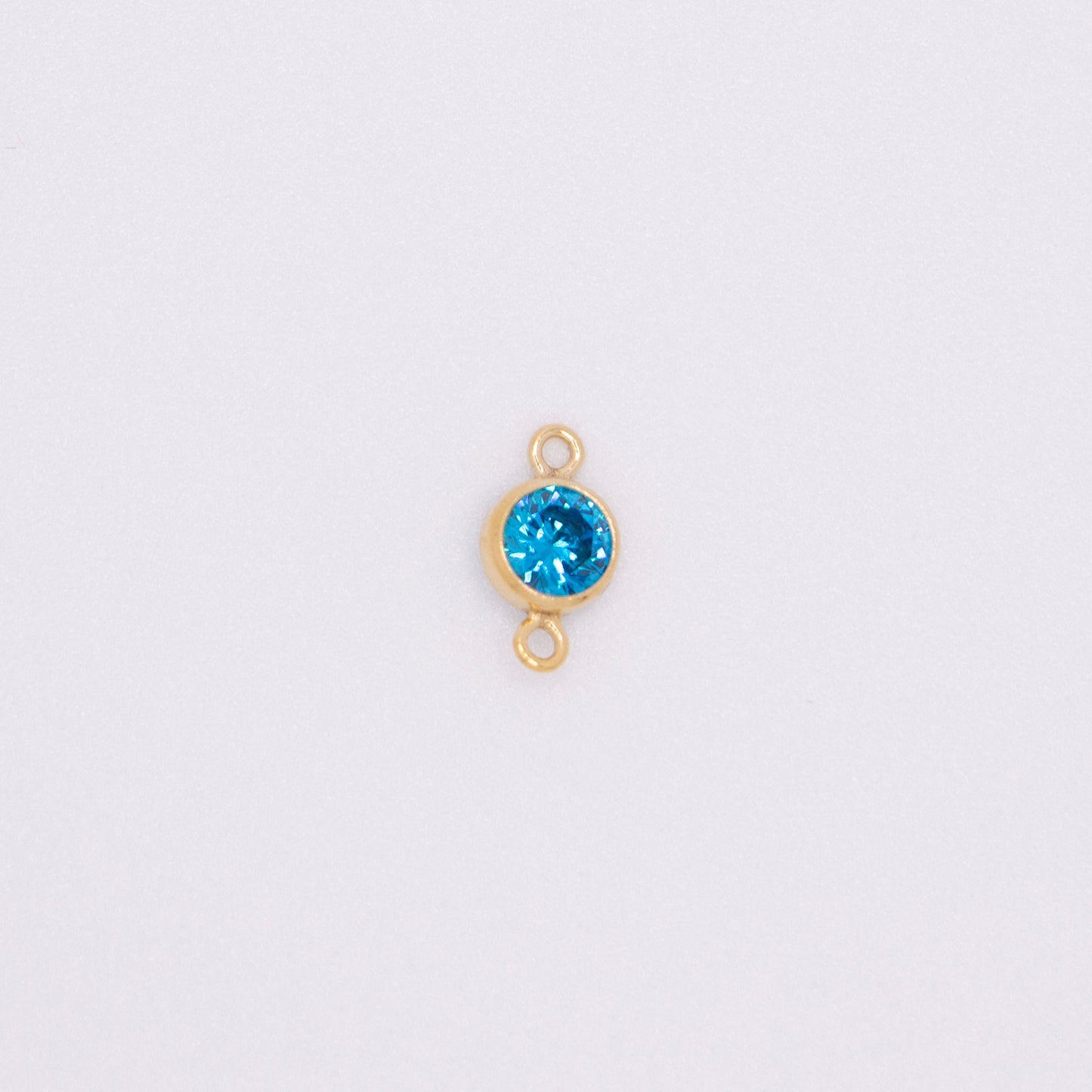 Gold Filled Birthstone Connector - TPAIGE Jewelry