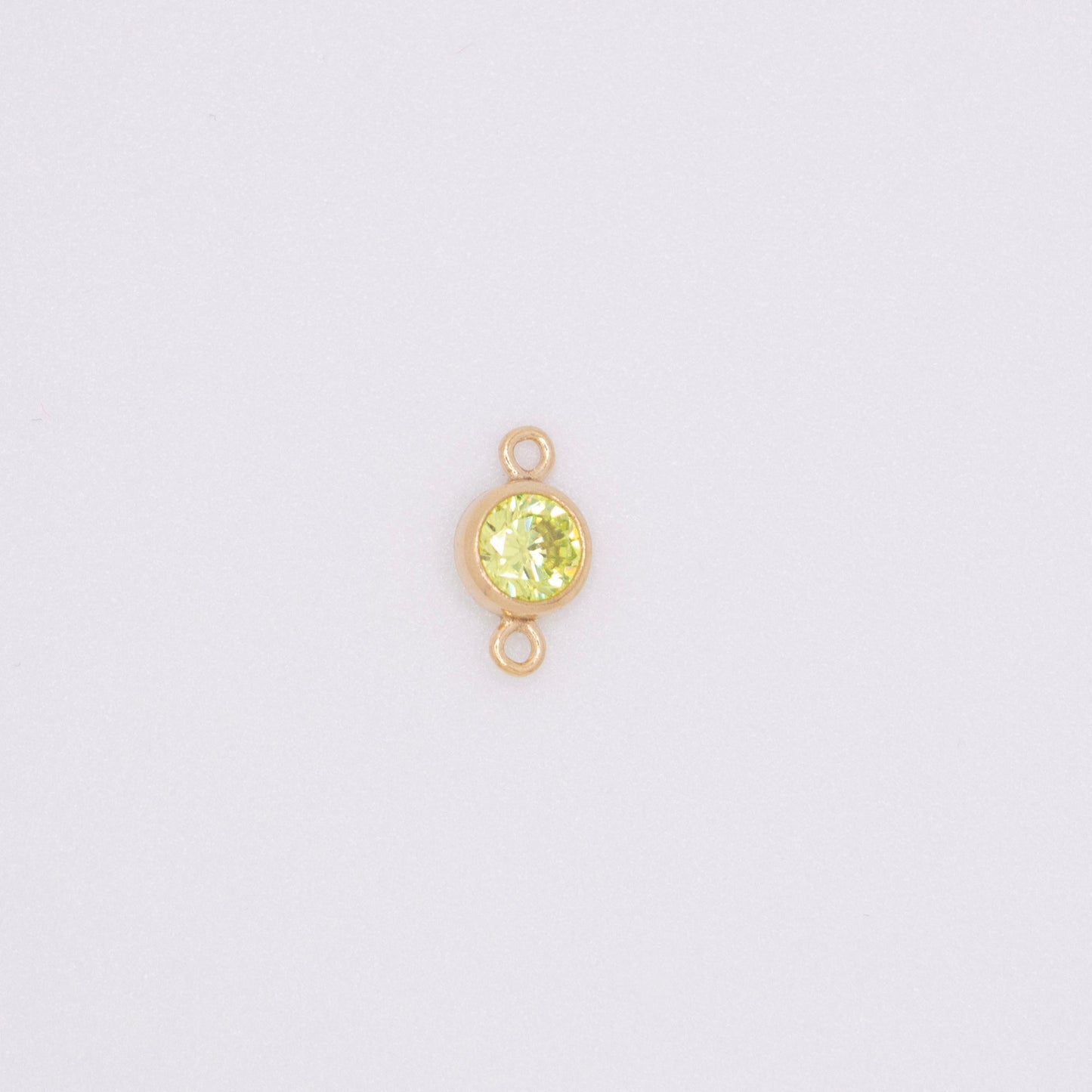 Gold Filled Birthstone Connector - TPAIGE Jewelry