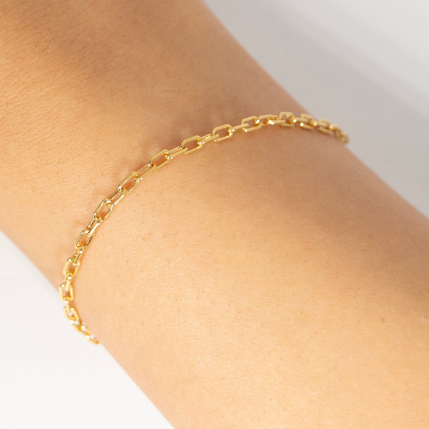 "Rose" Paperclip Dainty Infinity Jewelry Chain - TPAIGE Jewelry