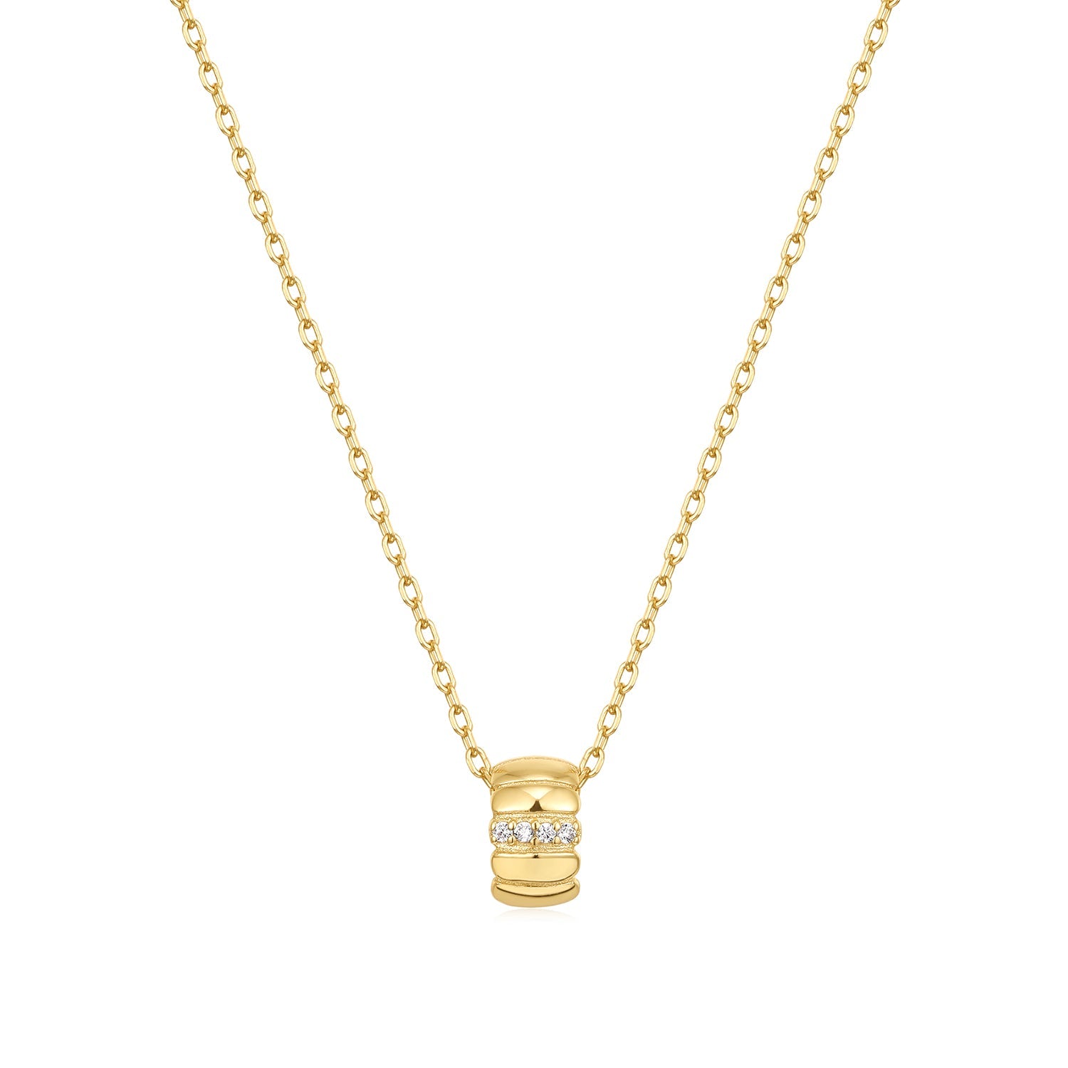 Stylish Mini Cascade 14k Gold Necklace - TPAIGE Jewelry