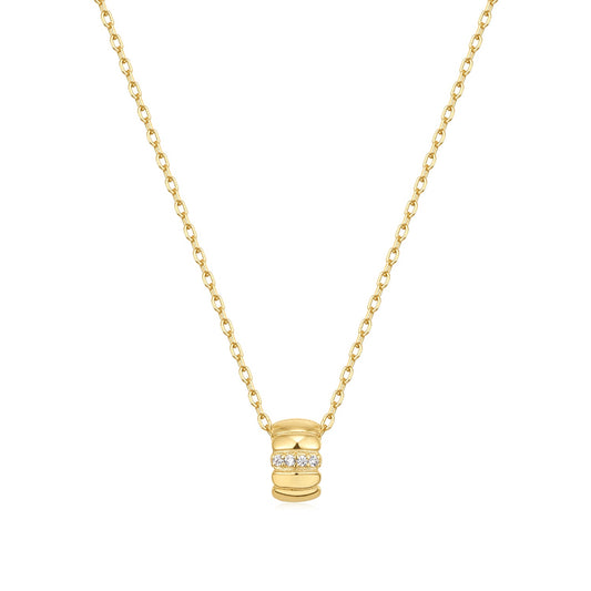Stylish Mini Cascade 14k Gold Necklace - TPAIGE Jewelry