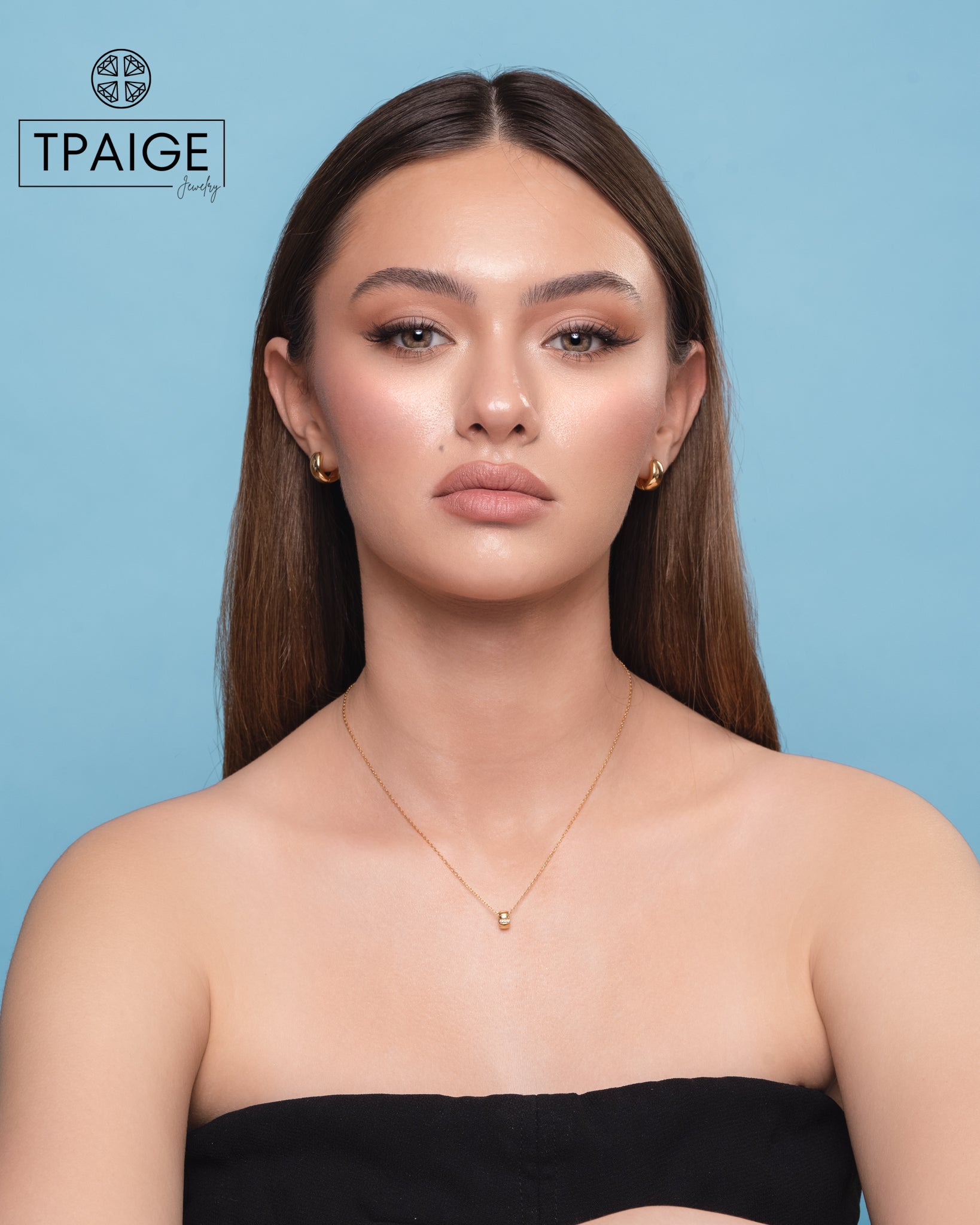 Stylish Mini Cascade 14k Gold Necklace - TPAIGE Jewelry