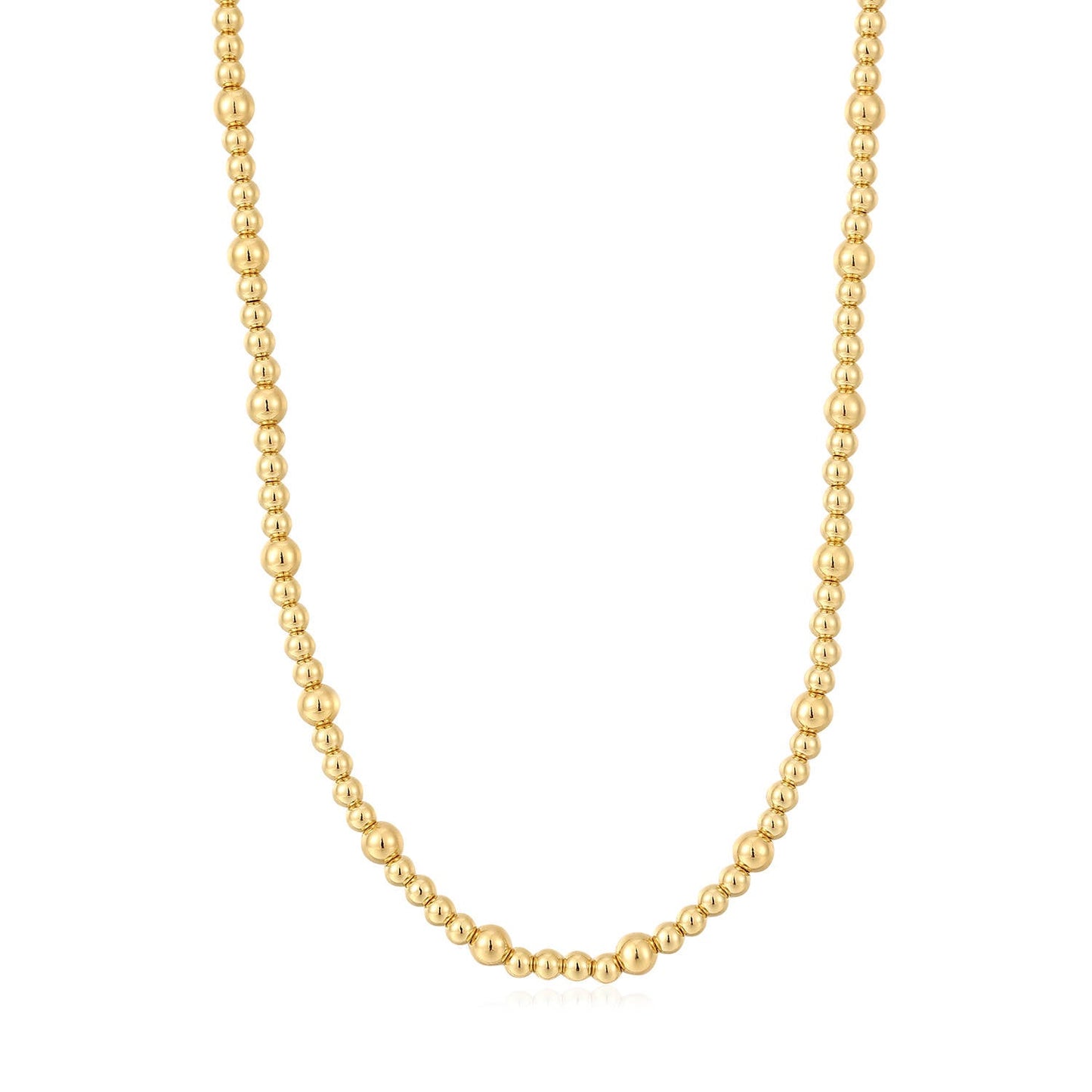 14k Gold Beads Choker Necklace - TPAIGE Jewelry