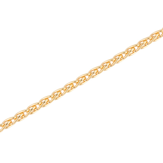 "Columbine" 14k Gold Filled Round Wheat Chain