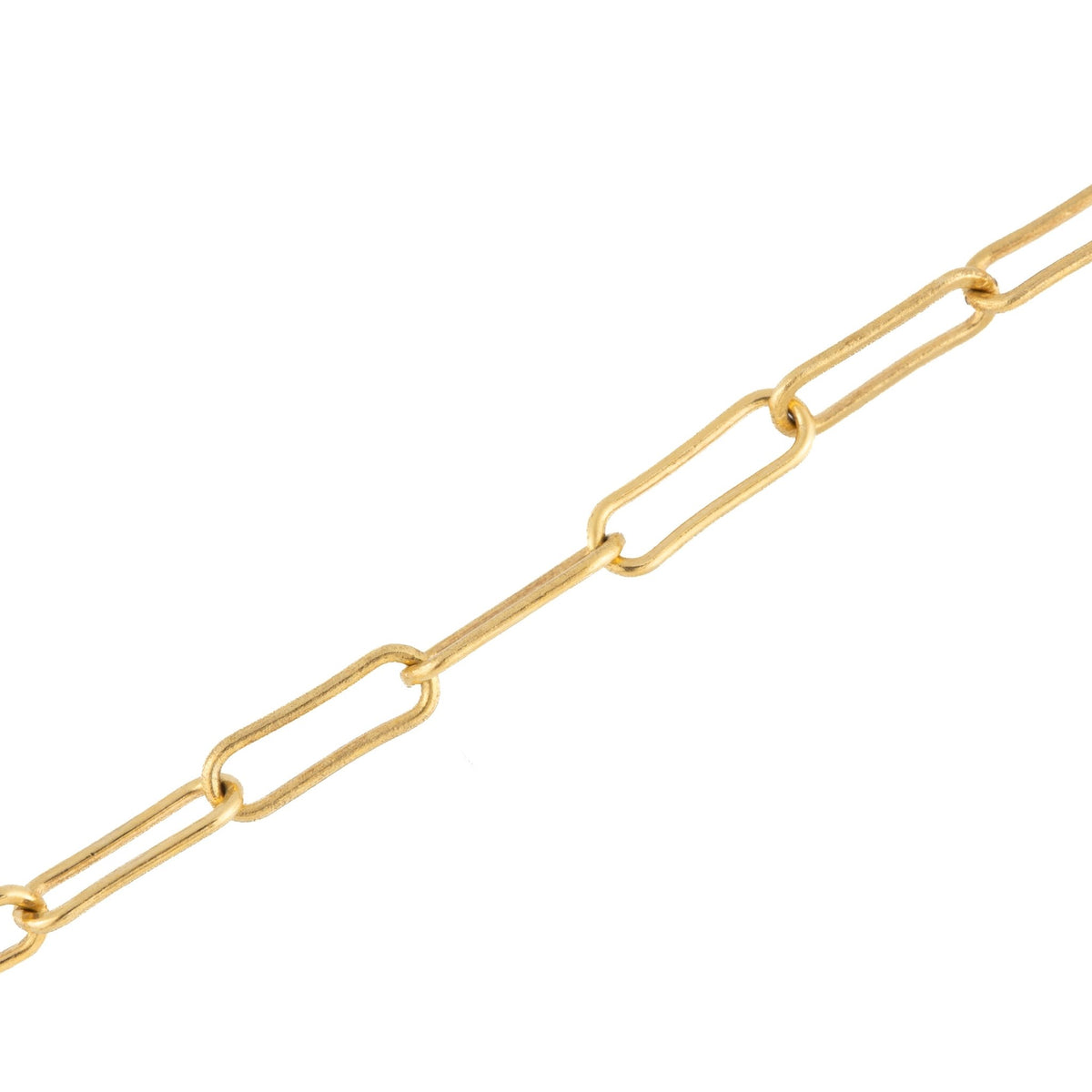 "Alyssa" 2.5x6.5mm Gold Filled Paperclip Chain - TPAIGE Jewelry