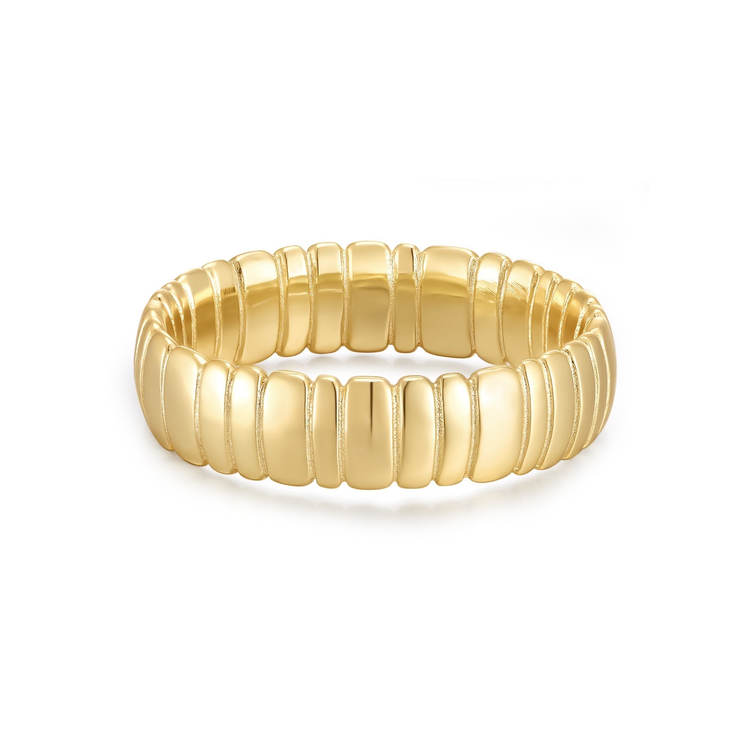 Bold Cascade 14k Gold Ring - TPAIGE Jewelry