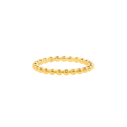 Bubble Beads 14k Gold Ring - TPAIGE Jewelry