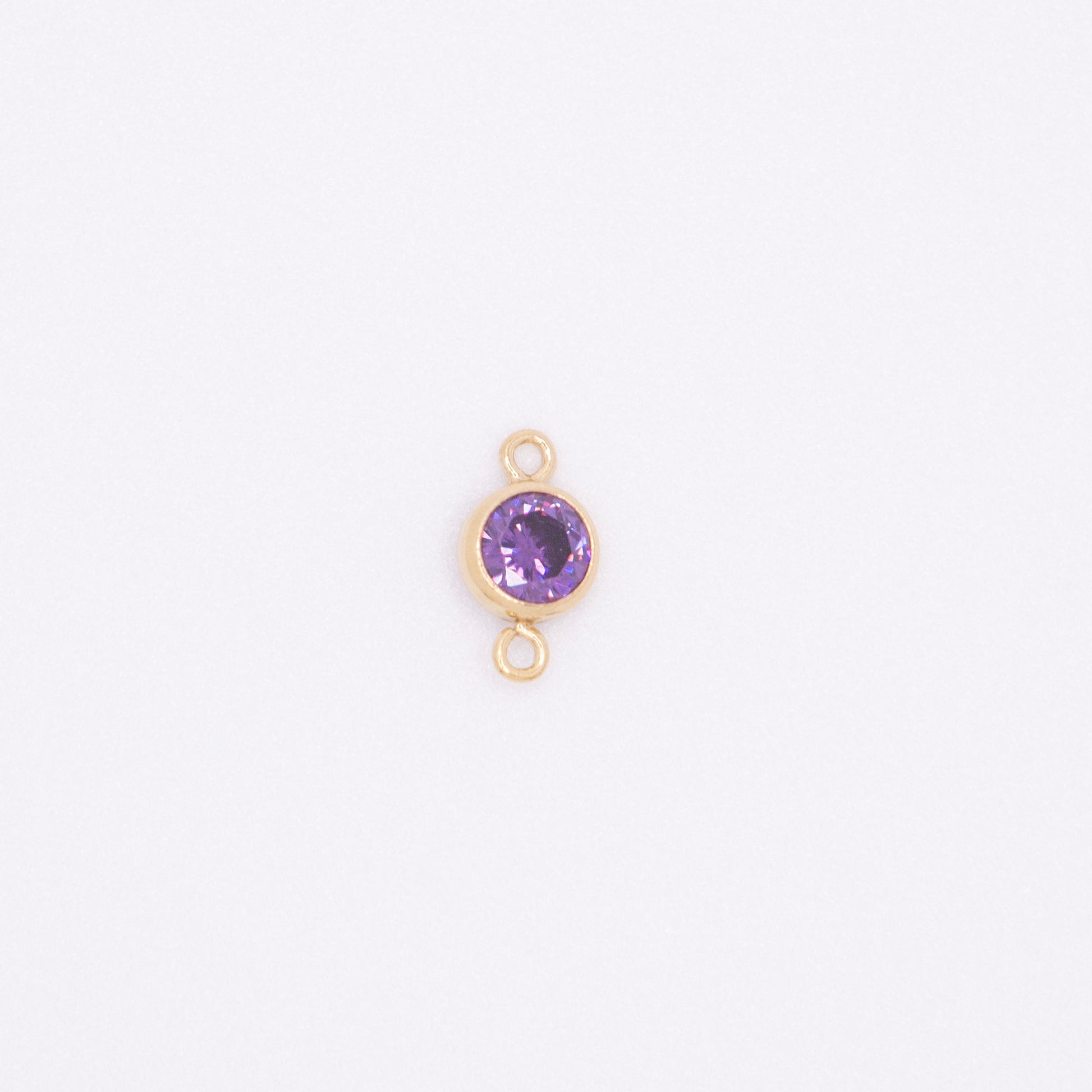 Gold Filled Birthstone Connector - TPAIGE Jewelry