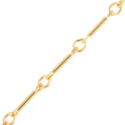 "Gold Lantana" Gold Filled Bar and Link Chain - TPAIGE Jewelry