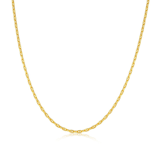 Mini Mariner 18k Gold Chain Choker Necklace - TPAIGE Jewelry